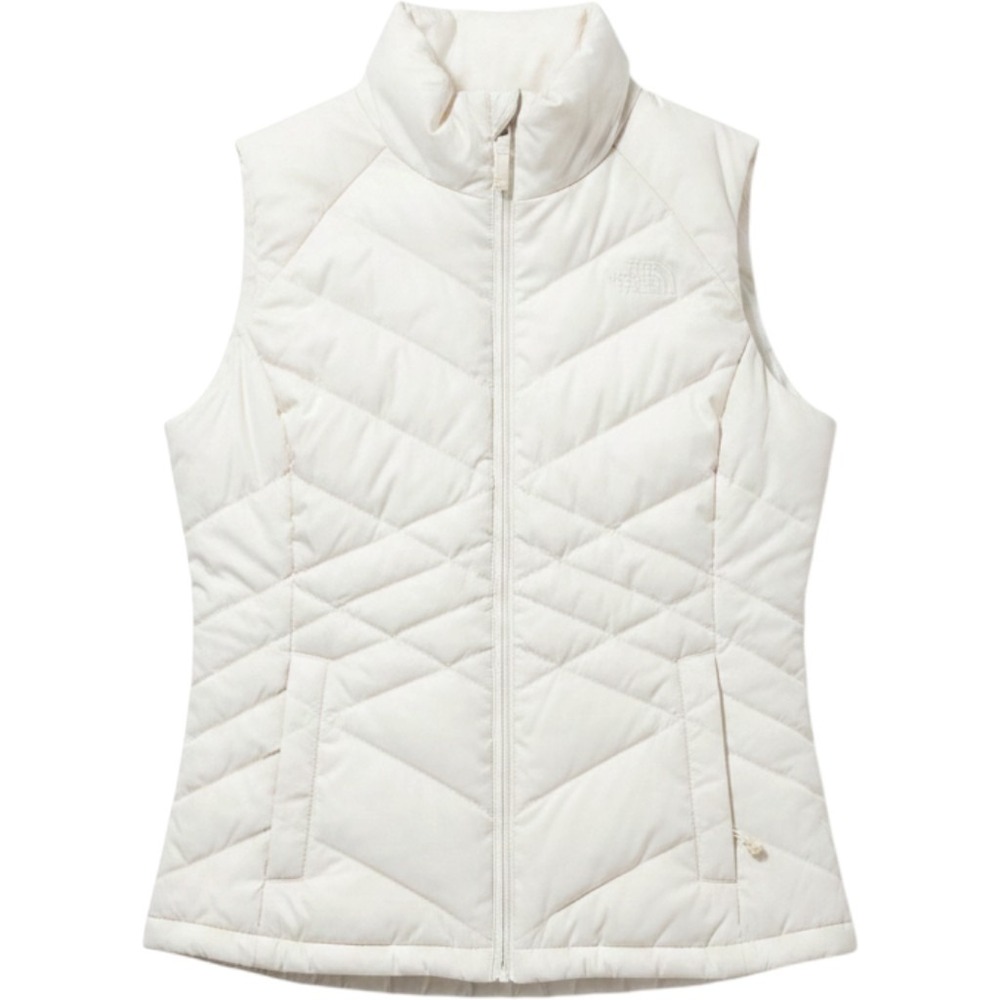 The North Face Tamburello Vest Womens Small Cream White Quilted Puffer Layering‎